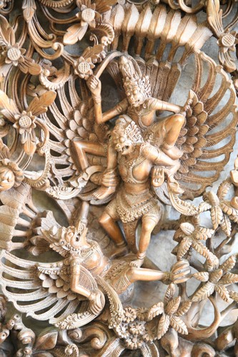 Large balinese carved - large,