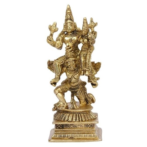 Hindu god brass lord vishnu - hindu,