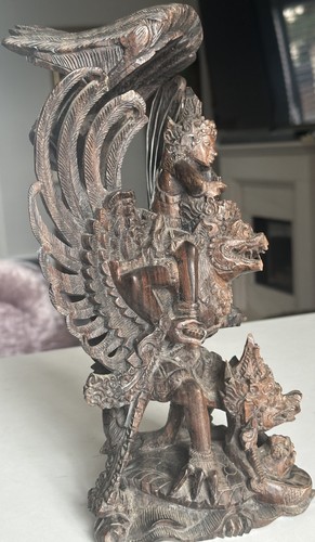 Old balinese garuda carving - balinese,