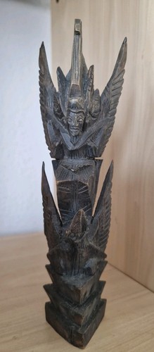 Vintage vishnu riding garuda - vintage,