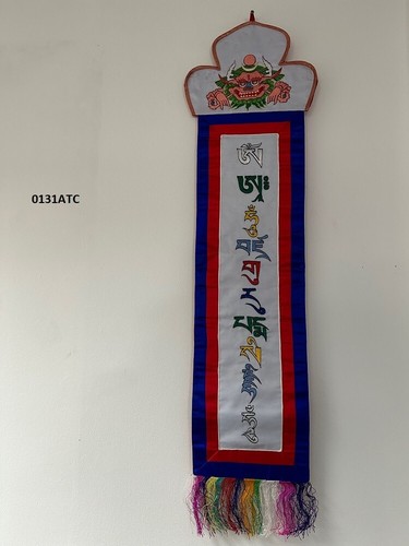 Tibetan embroidered garuda - embroidered,