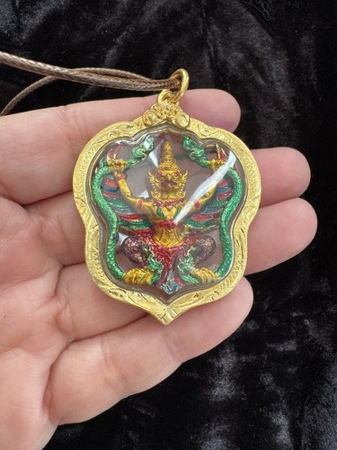 Garuda thai golden pendant - garuda,