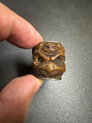 Vintage yak bone garuda - yak,