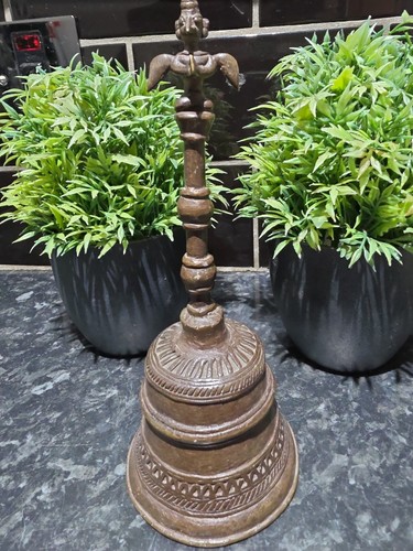 Himalayan temple bell - temple, ,